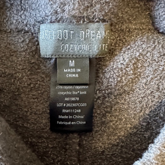 Barefoor Dreams Olive Branch CozyChic Lite Drawstring Pants Medium 8/10 - Picture 6 of 6